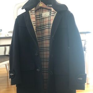 Men’s Burberry wool pea coat